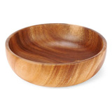 Tazón De Madera De 9.5 Pulgadas, Ensaladera De Madera, Tazón