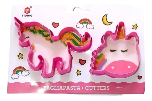 Moldes Galletas Unicornios