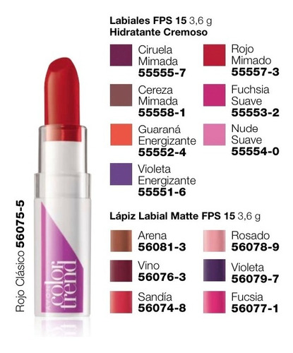 Avon Color Trend Labial  Matte Tono Arena