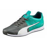 Original Tenis Puma Evospeed Lace Mercedes Petronas Gris Y Verde Ltv Tenis.shop