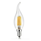 Lampada Vela De Led Bocal E14 4w Filamento Bivolt Cor Da Luz Branco Quente (luz Amarela) Bivolt 110v/220v