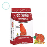 Ração Farinhada Biotron Cc 2030 Vermelha 1kg Pássaros Aves