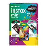 Combo De Filmes Fujifilm Instax Mini Colors