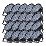 20 Canhão Refletor Led Par 64 60 Leds Cree De 3w Triled Slim