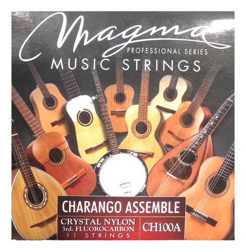 Cuerdas De Charango Asamble Magma Ch100a