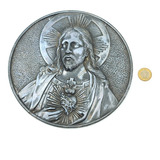 Placa Antigua Busto Cristo Jesus (mod2) - Religion