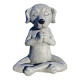 Cão Buda, Meditação Cão Estátua-yoga Cão Jardim Decoração I