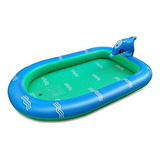 Piscina Inflable 170x110x45 Delfin Lanza Chorro Agua Verano