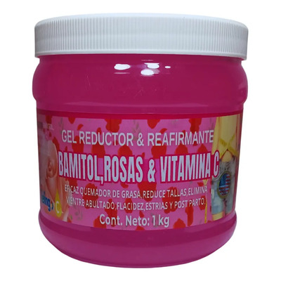 Gel Reductor Con Extracto De Bamitol,rosas & Vitamina C 1 Kg Rosas