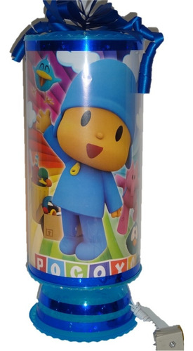 Pocoyo Centro De Mesa 10 Lamparas 38 Cm De Altura Envío Incl