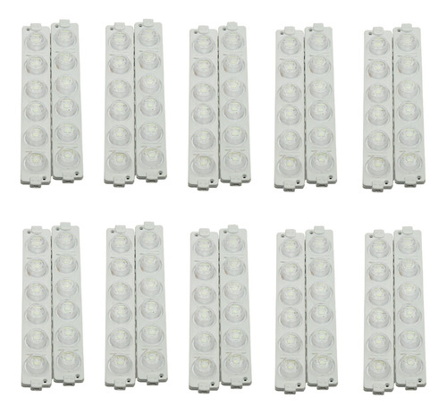 10 Módulos 12 Leds Código 3 Funciones Grúa Torrera 6w T