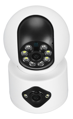 Cámara Wifi De Doble Lente Para Seguridad Doméstica, 2 Mp, I