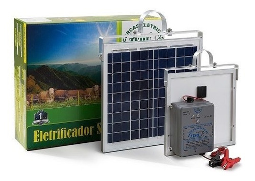 Kit Eletrificador Solar Cerca Elétrica Rural 50km Zs50i Zebu