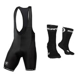 Kit Bretelle Ciclismo Masculino Free Force Neo Classic Meia