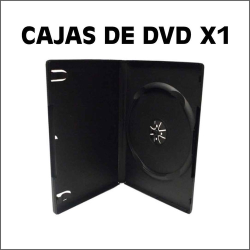 Cajas Para Dvd Caja Dvd Slim 14 Mm-x 3 Unidades $1050