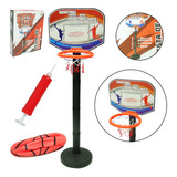 Cesta De Basquete Infantil Com Pedestal Bola E Bomba 97 Cm