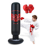 Saco De Boxeo Inflable Para Ninos De 63 Pulgadas, Saco De Bo