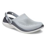 Zueco Crocs Literide 360 Unisex Light Grey/slate Grey