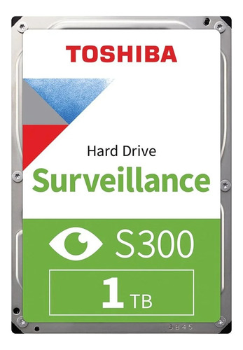 Disco Duro 1tb 3.5  S300 Toshiba Surveillance Hdd 5700rpm