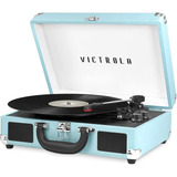 Victrola Tocadiscos Portátil De Maleta Estilo Vintage Con 3 