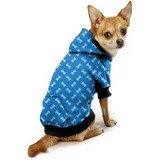 Roupa Cachorro Moletom Pet Capuz Dog Ossinhos Fofo Inverno