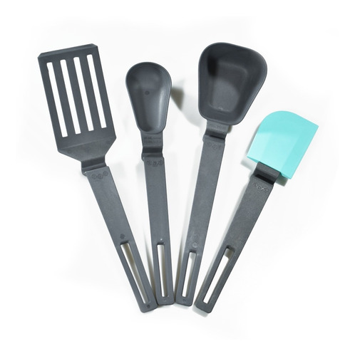 Set De Utensilios De Cocina C/ Sistema De Apoyo En V Si O Si