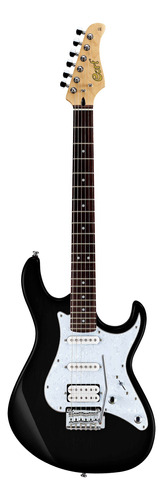Guitarra Eléctrica Cort G Series G250 De Tilo Black Con Diapasón De Jatoba