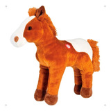 Bicho De Pelucia Cavalo Dia Das Crianças Marrom Caramelo