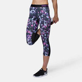 Nike Pro Leggin Negro Detalle Morado Talla S Chica Original