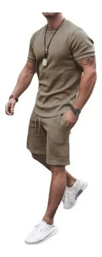 Men's Casual Short Sleeve Sports Suit