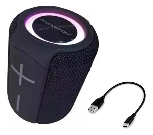 Caixa De Som H´maston Portatil Bluetooth Top Muito Boa Forte