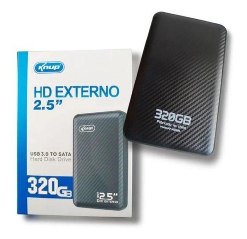 Hd Externo 320gb Usb 3.0 Slim Portátil Pc Note Desktop Nfe