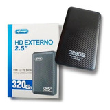 Hd Externo 320gb Usb 3.0 Win Linux Mac  Note Desktop Nota Fe