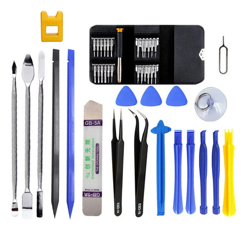 Kit De Herramientas P/reparar Pantalla Lcd D/celular 45 En 1