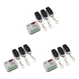 3x Receptor Remoto Garage Gate 433 868mhz Rx Multi 300-900mh