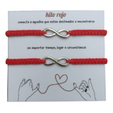 Pulseras Para Parejas Hilo Rojo Macramé