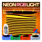Tira De Luz Led Rgb De Neon, Ac110-120 V/flexible, Impermeab