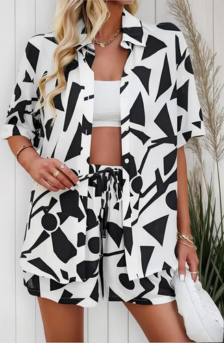 Conjunto De Camisas Señoras De 2 Piezas, Ropa Casual Junto A