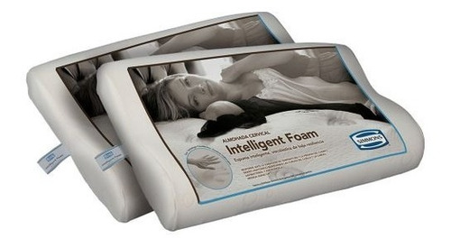 Pack X 2 Almohada Inteligente Cervical Simmons Intelligent 