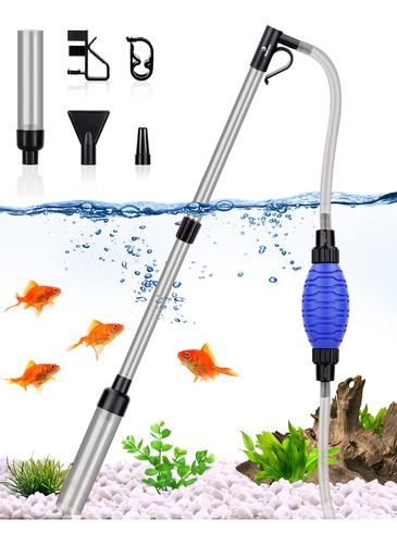 Fishkeeper Aspiradora Con Sifon Para Acuario, 256 Gph/80 Gph