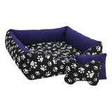 Cama Para Cachorro 70x70 Almofada Dupla Face