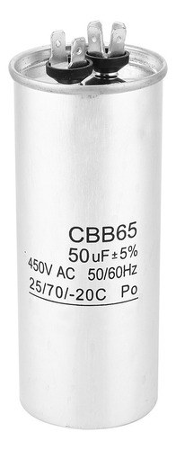 Condensador De Compresor Cbb65 450v 50uf Motor De Arranque H