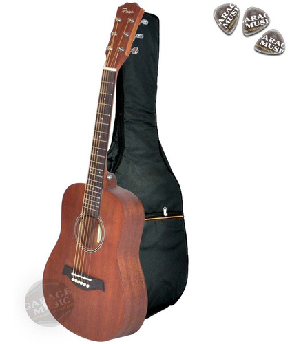 Guitarra Acústica Baby 34'' Parquer Caoba Funda Cd Ga340m 