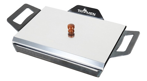 Plancheta 205 Tromen C/ Tapa Acero Inox Plancha P/1 Hornalla