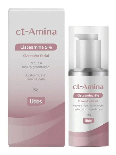 Creme Clareador Facial Ct-amina Cisteamina 5% Com 15g