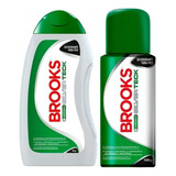Talco Brooks Pack Polvo 80g + Desodorante Para Pies 100g