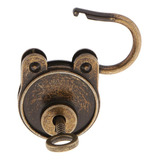 Candado Con Llave Con Forma De Mini Oso De Estilo Antiguo Vi