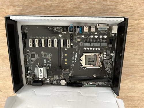 Mother Asrock H110 Pro Btc 13 Pcie Criptomoneda Mineria Bitc