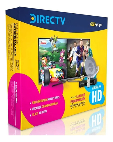 En Lanus Kit Directv Prepago Hd Antena 60 Cm Con 3 Decos