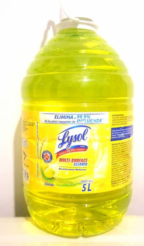 Lysol 5 Litros Desifectanate 99.9 %